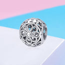 925 Sterling Silver Flower Beads For Diy Bracelets & Necklaces