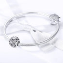 925 Sterling Silver Flower Beads For Diy Bracelets & Necklaces