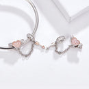 925 Sterling Silver Heart Safety Chain For Diy Bracelets