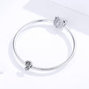 925 Sterling Silver Animal Footprint Beads For Diy Bracelets