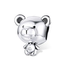 925 Sterling Silver Bear Bead Bracelet Accessories