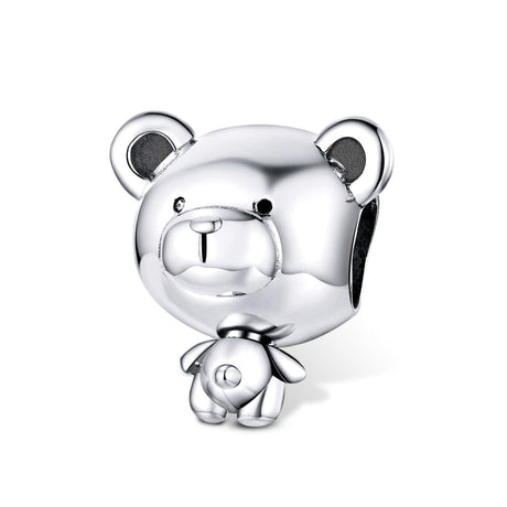 925 Sterling Silver Bear Bead Bracelet Accessories