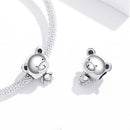 925 Sterling Silver Bear Bead Bracelet Accessories