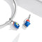 925 Sterling Silver Ski Penguin Pendant For Diy Bracelets & Necklaces