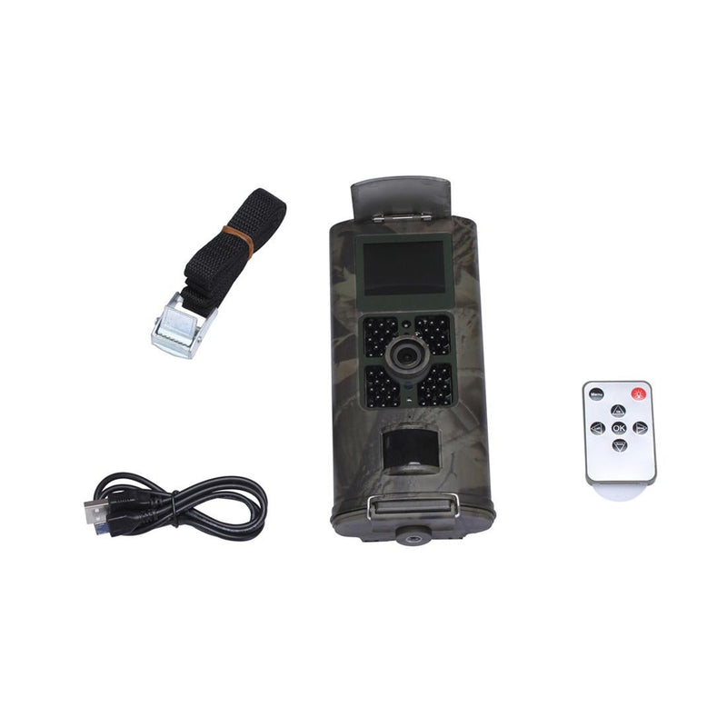 16Mp Waterproof Trail Camera With Night Vision And Wide Angle Lcd