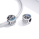 925 Sterling Silver Blue Seagull Beaded Bracelet Accessories