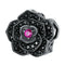 925 Sterling Silver Diy Black Rose Bead Bracelet