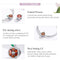 925 Sterling Silver Red Pomelo Bead Bracelet / Necklace Set