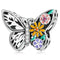 925 Sterling Silver Flower Butterfly Beads For Diy Bracelets & Necklaces
