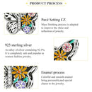 925 Sterling Silver Flower Butterfly Beads For Diy Bracelets & Necklaces