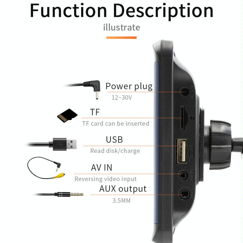 7 Inch Car Mp5 Player With Carplay & Tablet Monitor