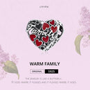 925 Sterling Silver Family Love Beads For Diy Bracelets & Necklaces