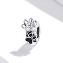 925 Sterling Silver Pet Imprint Beads For Diy Bracelets & Necklaces