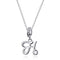 925 Sterling Silver Letter Pendant For Diy Bracelet Or Necklace Style - H
