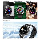 Smart Bluetooth Calling Watch With Nfc Function - Green Silver Steel
