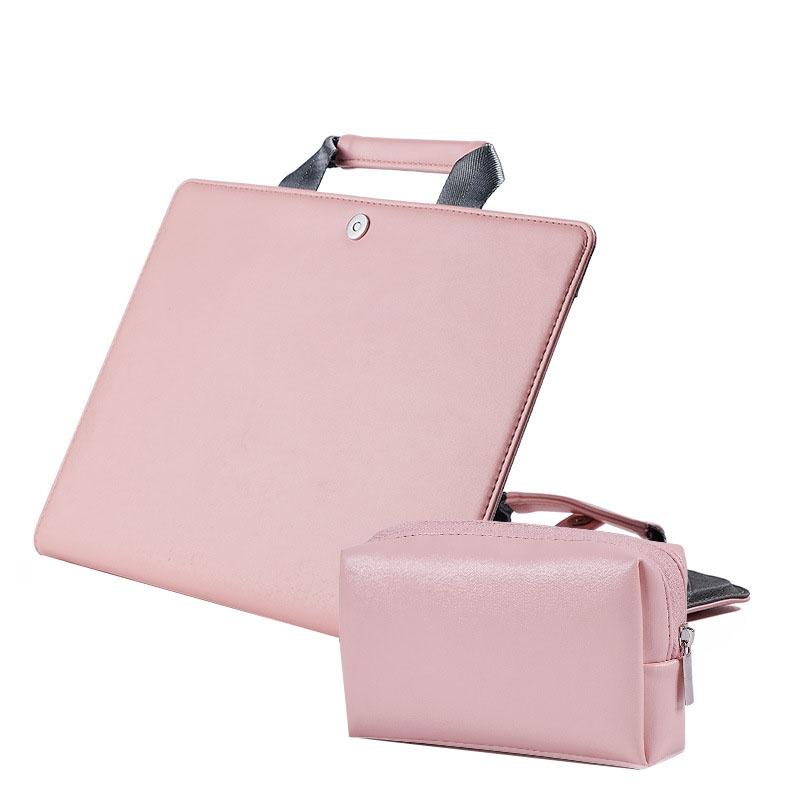 15.4 Inch Macbook Pro Protective Tote & Power Bag - Pink