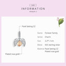 925 Sterling Silver Forever Home Charm For Diy Bracelets