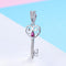 925 Sterling Silver Key Pendant For Happiness Charm