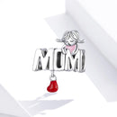 925 Sterling Silver Mom Beads For Diy Bracelets & Necklaces