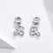925 Sterling Silver Personalized Letter Pendant For Diy Bracelets & Necklaces Style - R