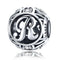 925 Sterling Silver 26 English Letter Beads For Diy Bracelets & Necklaces Style - R