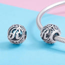 925 Sterling Silver 26 English Letter Beads For Diy Bracelets & Necklaces Style - R