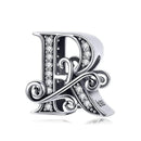 Diy Bracelet Beaded Accessories With Zircon Beads 26 Letters Style - R