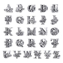 Diy Bracelet Beaded Accessories With Zircon Beads 26 Letters Style - R