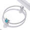925 Sterling Silver Cat Ear Bead Bracelet / Necklace Accessory