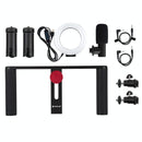 4-In-1 Vlogging Kit With 4.7 Ring Light Mic Tripod & Stabilizer