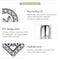 925 Sterling Silver Love Mother Heart Pendant For Diy Bracelets & Necklaces