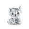 925 Sterling Silver Tiger Bead Pendant For Diy Bracelets & Necklaces
