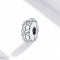 925 Sterling Silver Flower Bead Bracelet / Necklace Accessory Set