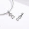 925 Sterling Silver Zircon Cat Pendant For Bracelet Diy Accessory