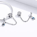 925 Sterling Silver Rabbit Safety Chain For Diy Bracelets