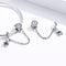 925 Sterling Silver Rabbit Safety Chain For Diy Bracelets