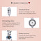 925 Sterling Silver Rabbit Safety Chain For Diy Bracelets