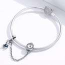 925 Sterling Silver Rabbit Safety Chain For Diy Bracelets