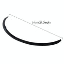 2 Pcs 45Cm Car Stickers Rubber Large Round Arc Strips Universal Fender Flares Wheel Eyebrow Decal Sticker Eyebrow Car-Covers Black Striped Round Arc Strips - 54Cm