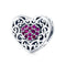 925 Sterling Silver Heart Beads For Diy Bracelets