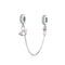 925 Sterling Silver Cat Safety Chain For Diy Bracelets