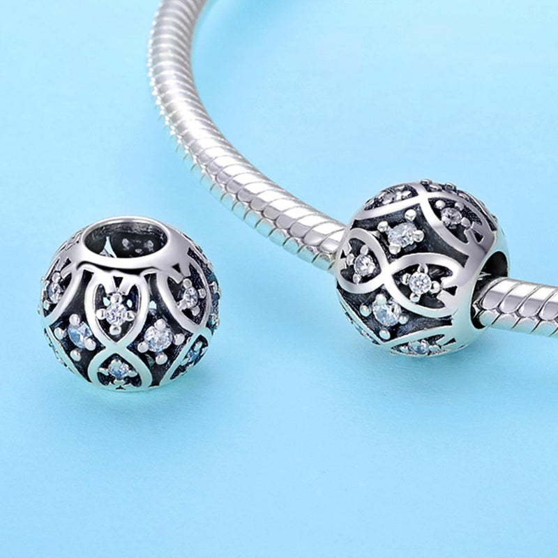 925 Sterling Silver Stylish Beaded Bracelet Accessories