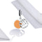 925 Sterling Silver Smiling Pumpkin Pendant For Diy Bracelets & Necklaces