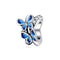 925 Sterling Silver Butterfly Beads For Diy Bracelets & Necklaces