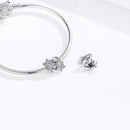 925 Sterling Silver Star Beaded Bracelet / Necklace Set