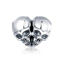 925 Sterling Silver Skull Beads For Diy Bracelets & Necklaces