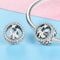 925 Sterling Silver Giraffe Bead Bracelet Accessory