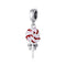 925 Sterling Silver Colorful Lollipop Pendant