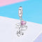 925 Sterling Silver Love Life Pendant For Diy Necklace / Bracelet
