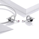 925 Sterling Silver Cupid Heart Beads For Diy Bracelets & Necklaces